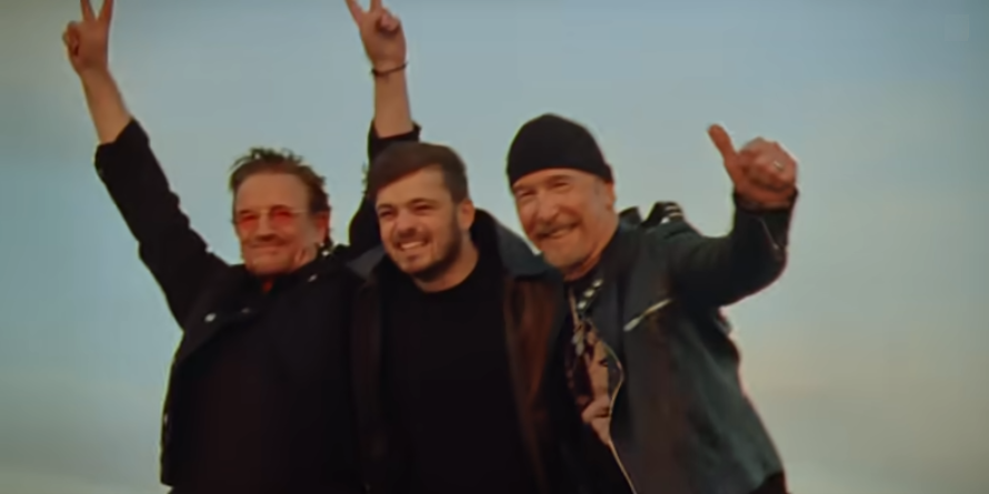 Martin Garrix, Bono and The Edge