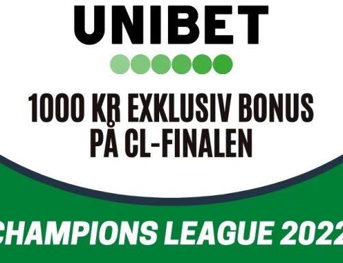 Unibet: 1000 kr specialbonus på Champions League finalen