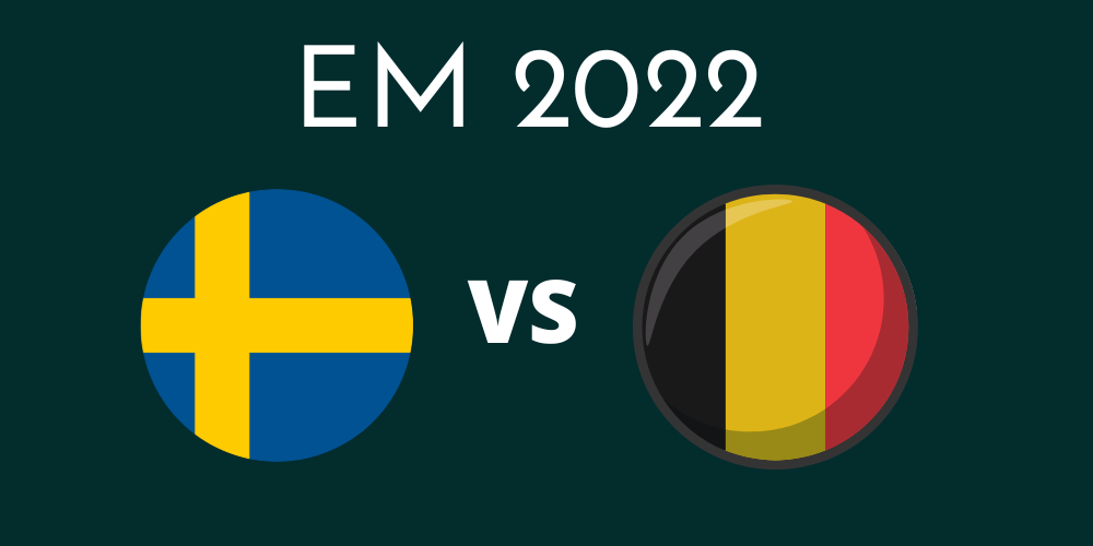 Sverige Belgien EM 2022