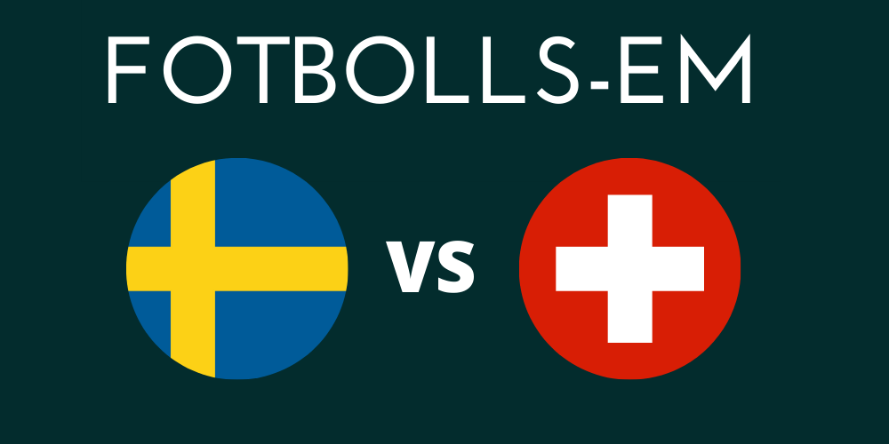 Sverige Schweiz fotbolls EM 2022