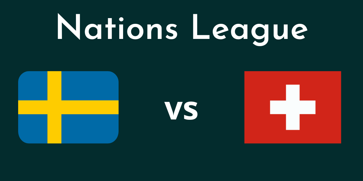 Var sänds Sverige mot Schweiz i Nations League?