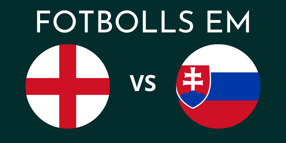 England Slovakien fotbolls EM