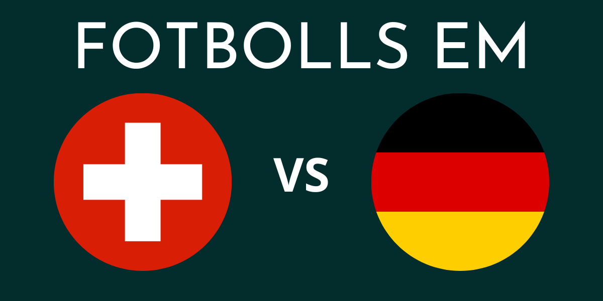 Schweiz Tyskland fotbolls EM
