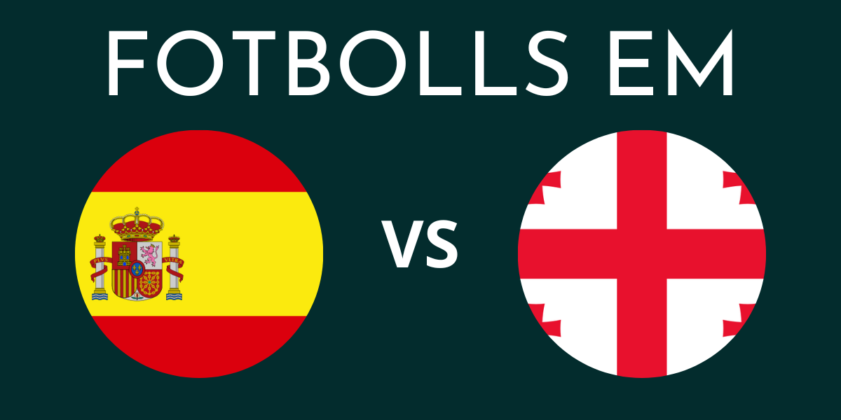 Spanien Georgien fotbolls EM