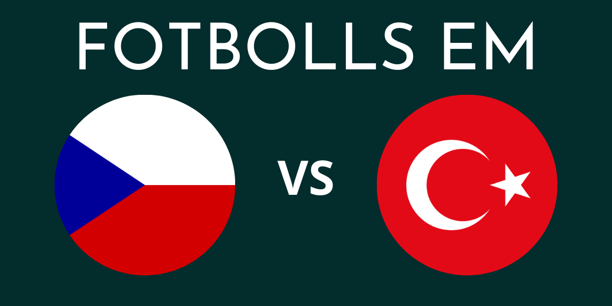 Tjeckien Turkiet fotbolls EM