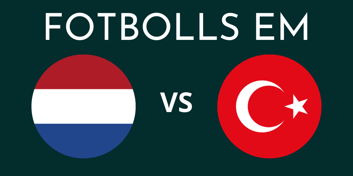 Nederländerna Turkiet fotbolls EM